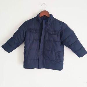Old Navy navy blue puffer jacket size 5T